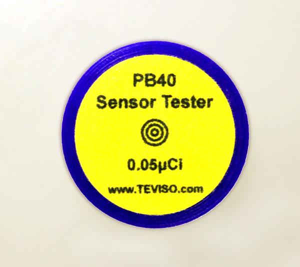 The PB40 Sensor Tester is used for testing the functionality of nuclear radiation sensors